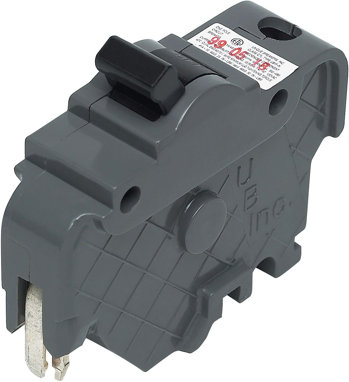 Connecticut Electric UBIF30N 30-Amp 1-Pole FPE Circuit Breaker - Thick Series Replacement for Federal Pacific Electric Panels | Ideal for Home Electrical Repairs & Panel Upgrades