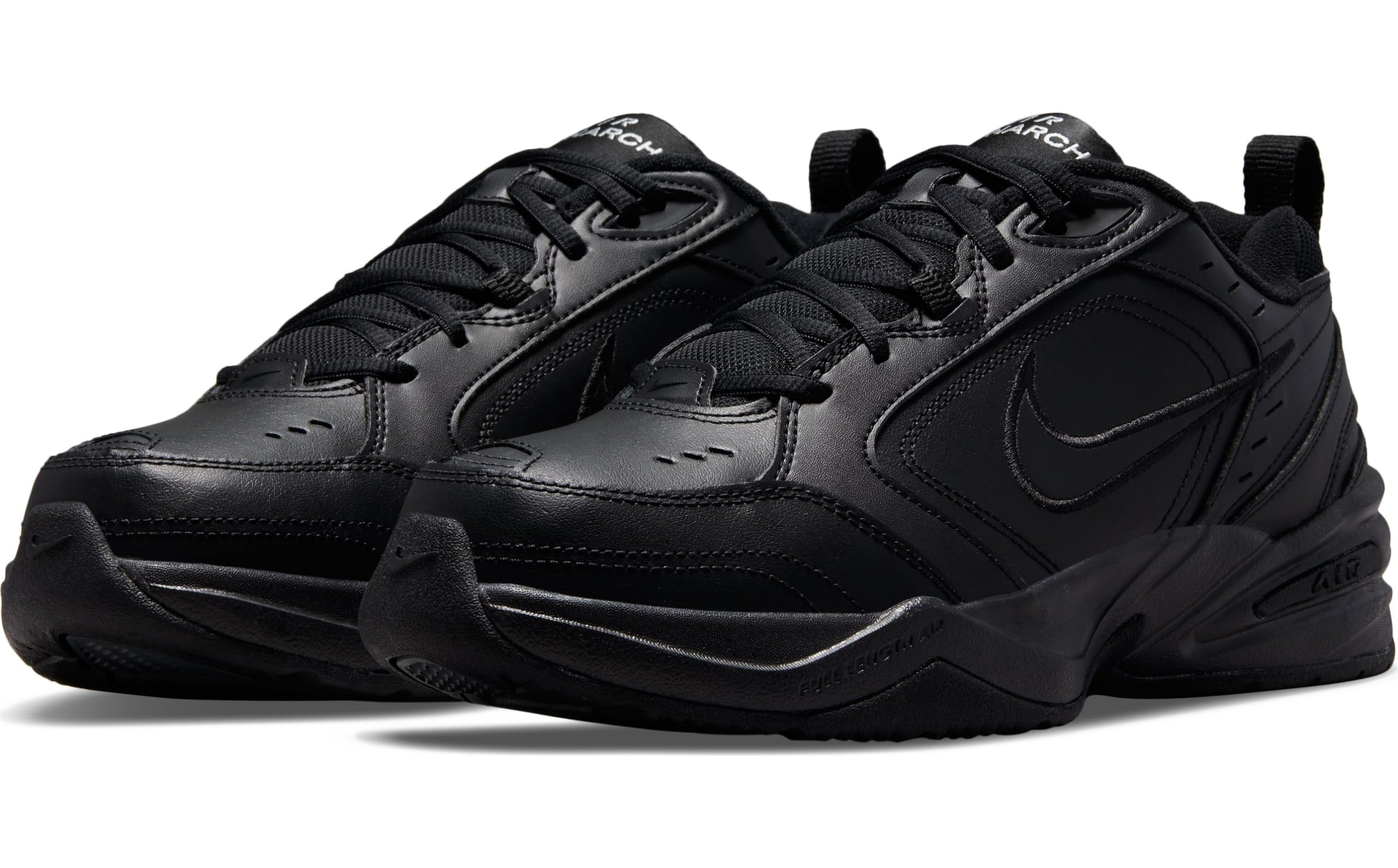Nike Air Monarch IV 4E Wide Black Men's Running Shoes Size 10.5 - Comfortable Athletic Sneakers for Walking, Gym & Casual Wear