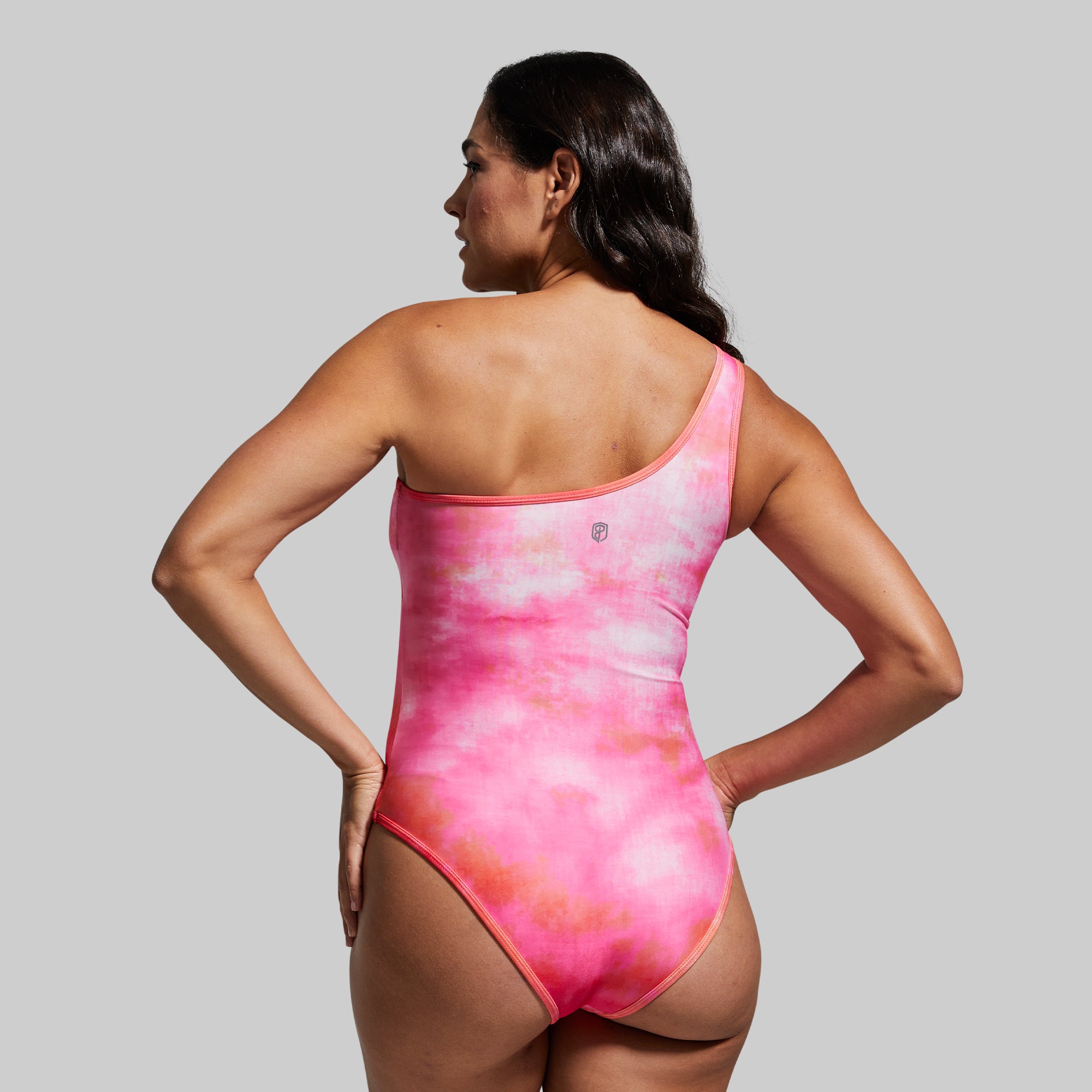 Playa One Piece Swimsuit for Women - Sunset Print High Waisted Bathing Suit | Beach Vacation, Pool Party, Summer Swimwear