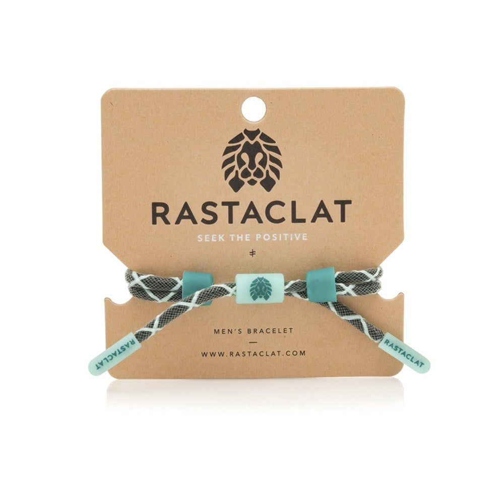 Rastaclat Ghost Green Adjustable Wristband Bracelet - Unisex M/L Size for Men & Women - Perfect for Fitness, Running, and Everyday Wear
