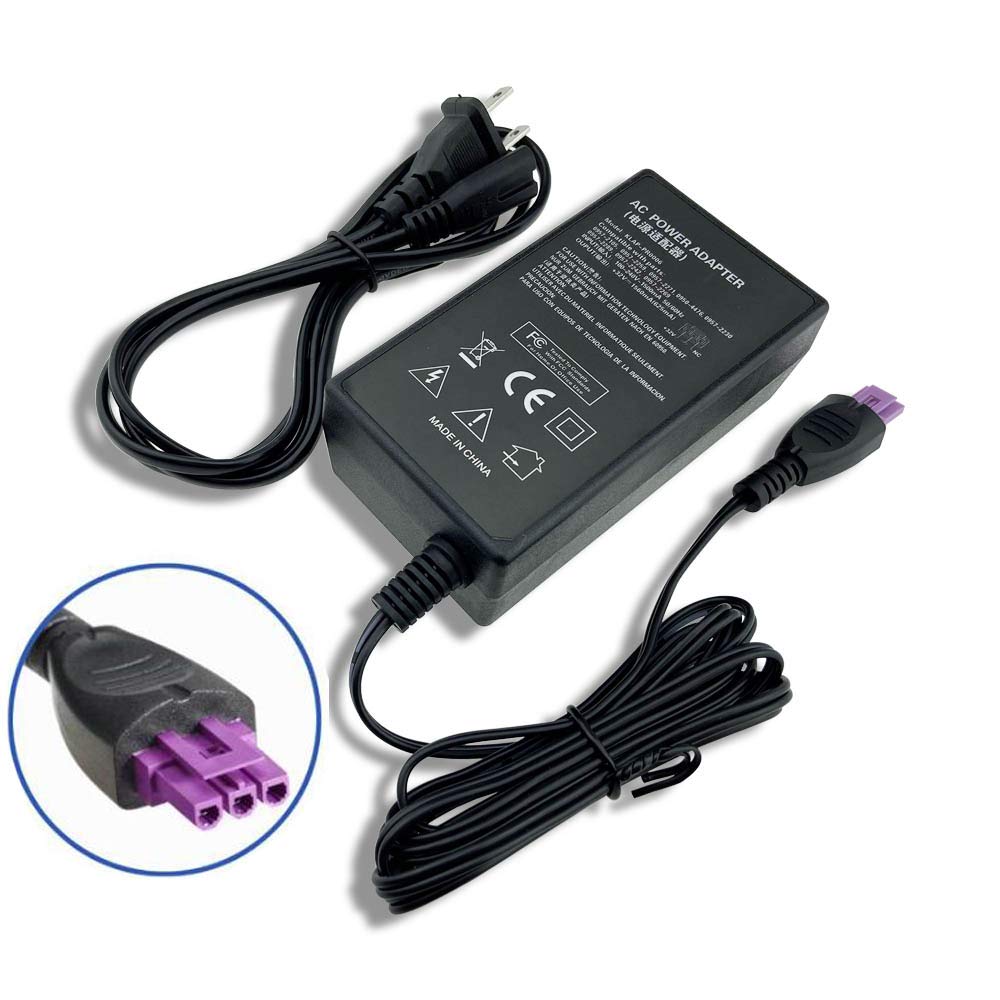 32V 1560mA AC Power Adapter Charger for HP Photosmart B210 C7250 C7280 C310 & OfficeJet 7400A 6500 7612 J4550 4500 Series Printers - Compatible with All-in-One 4500 J4540 C6180 6000 & Wireless Printers - Perfect for Home Office Printing Needs