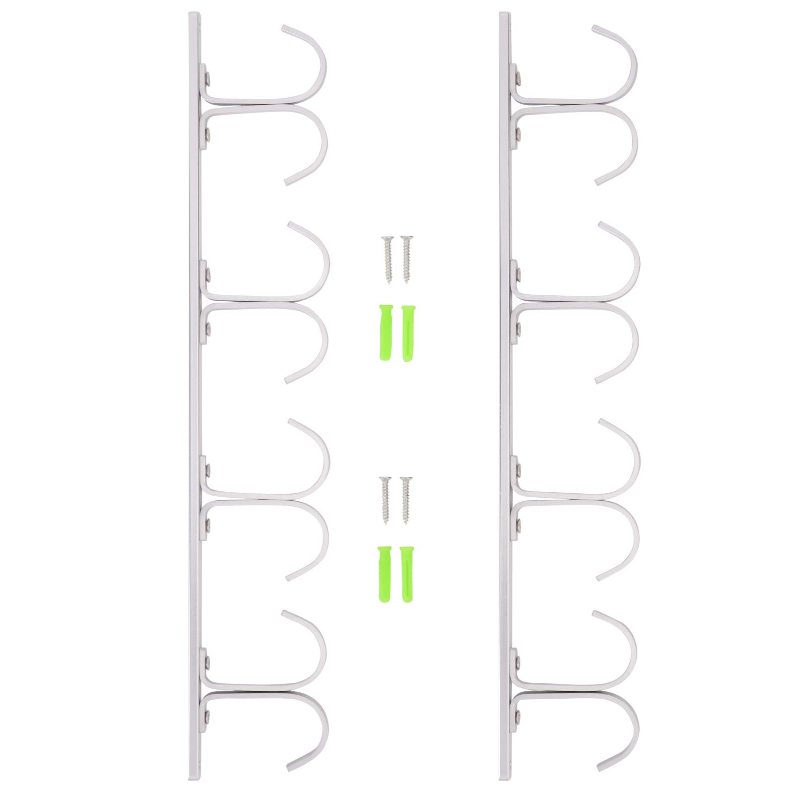 8-Rod Aluminum Alloy Fishing Pole Holder - Heavy Duty Ceiling Storage Rack for Fishing Rods - Garage, Cabin & Basement Organizer - Perfect for Anglers & Fishing Gear Storage