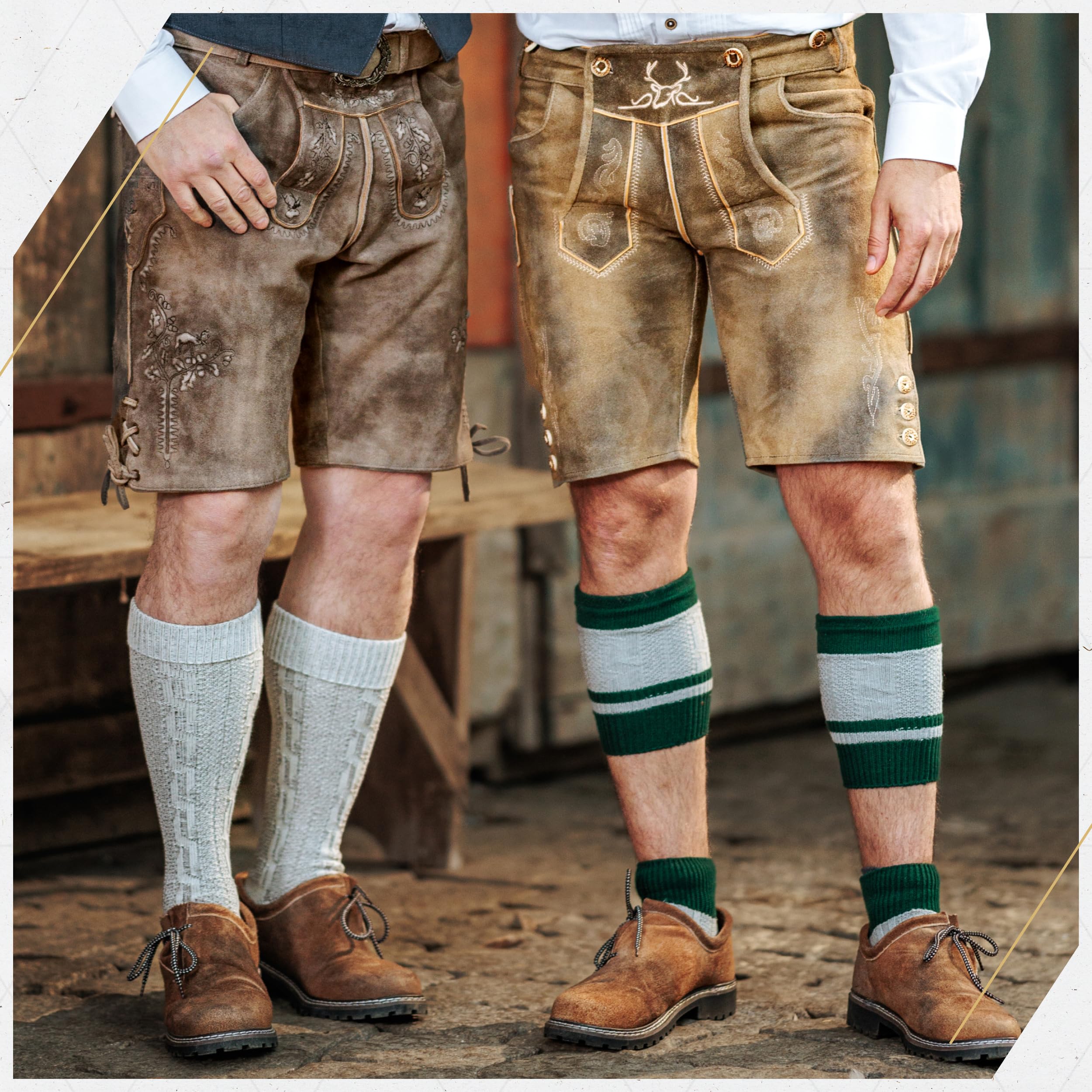 Authentic German Lederhosen Shoes - Genuine Leather Trachten Boots for Oktoberfest Outfit | Dark Brown Haferl Shoes for Men & Women | Perfect for Oktoberfest, Bavarian Weddings & Cultural Events