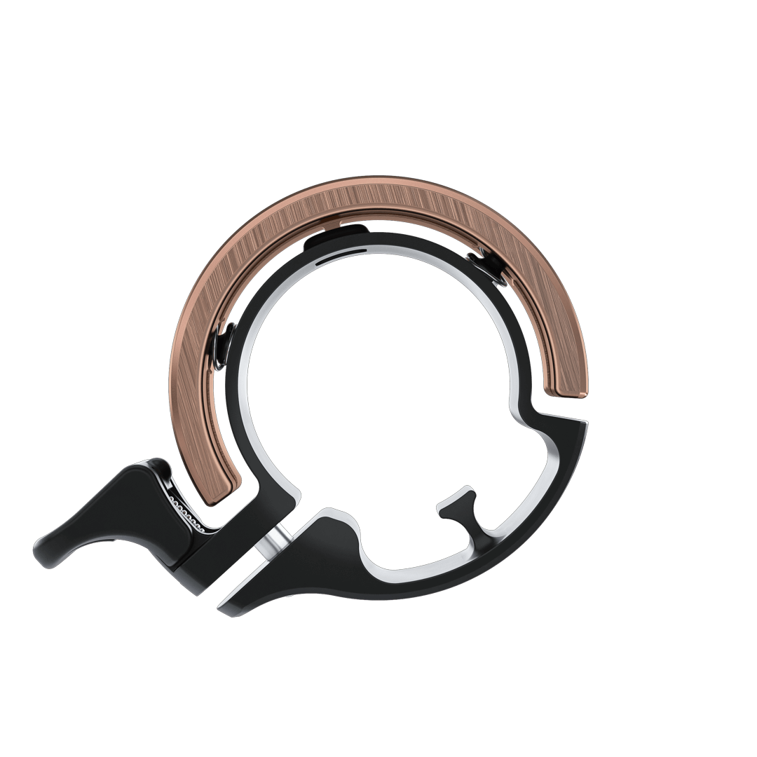 Knog Oi Classic Bike Bell - Durable & Loud Bicycle Bell for Urban Commuters, Mountain Bikes & Kids Bikes - Perfect for Safety & Style on Road or Trail Rides