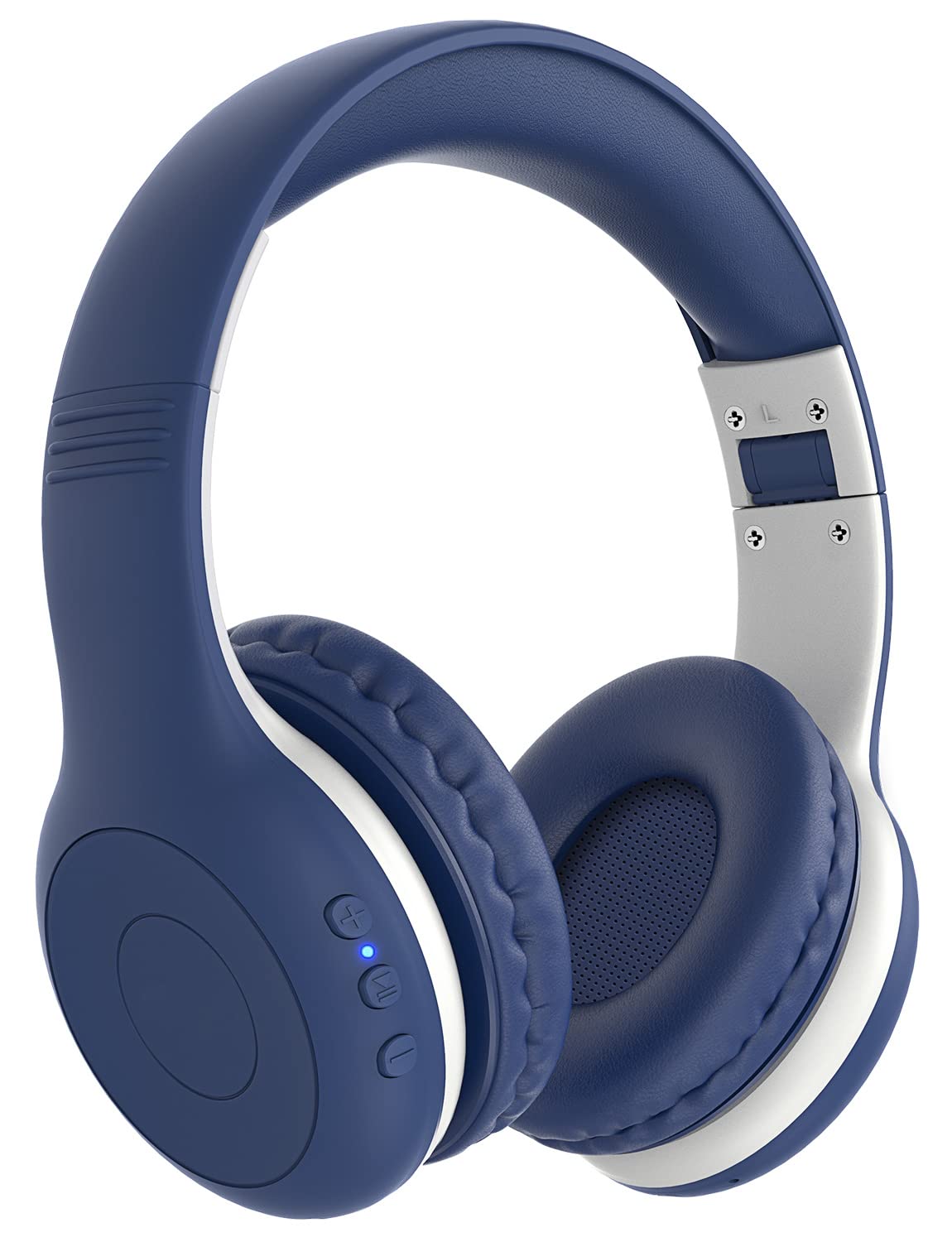 Wireless Kids Headphones for Teens - HD Stereo Over-Ear Headset with Mic, 16-Hour Playtime, Foldable Design for PC, Cellphone, iPad - Perfect for Online Classes, Gaming & Music Listening