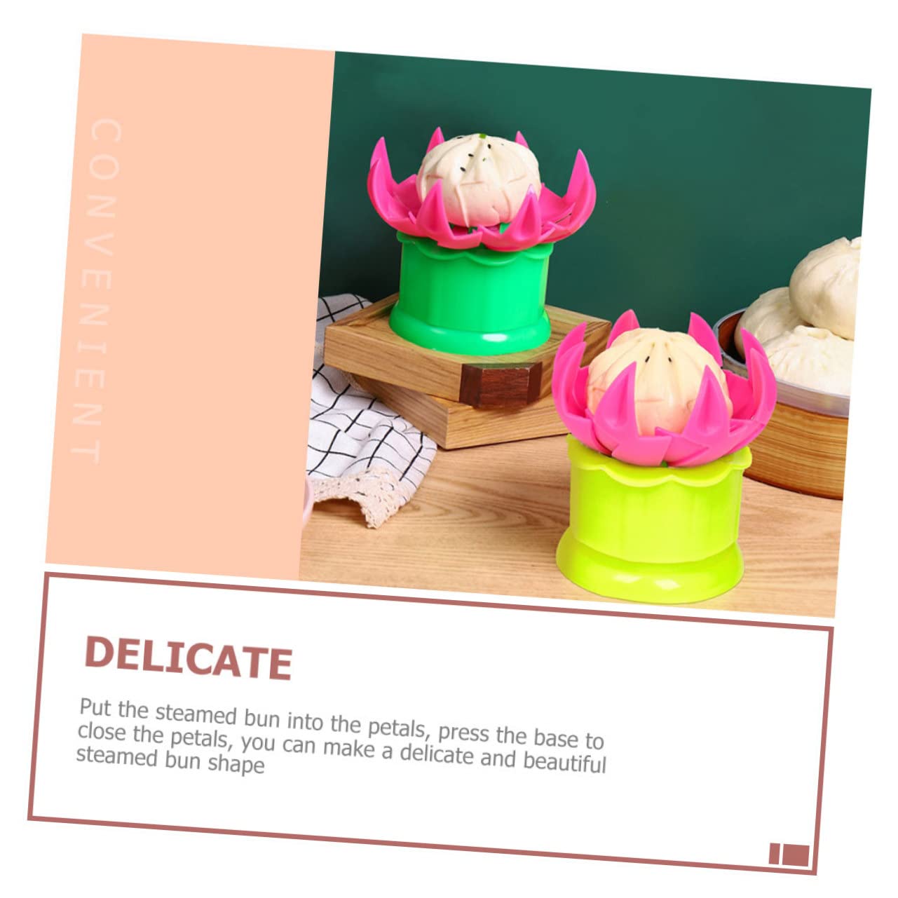 Premium Plastic Bun Mold - Professional Dumpling & Pie Maker for Baking, Steaming & Cooking - Perfect for Homemade Bao, Burritos & Pastries - Essential Kitchen Supplies for Asian & Western Cuisine - Ideal for Family Meals, Parties & Food Prep