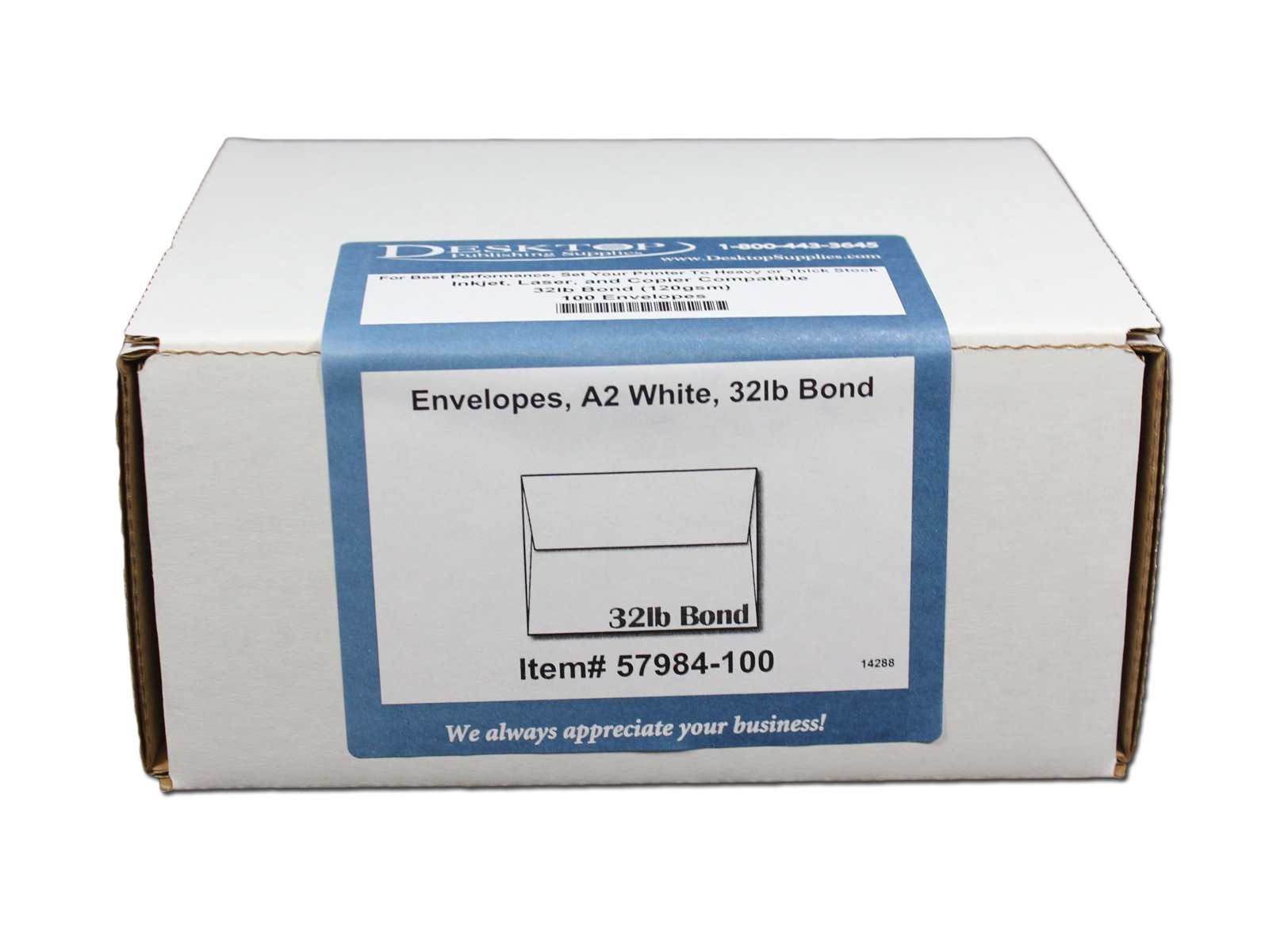Premium White 32lb Bond Heavyweight A2 Envelopes (100-Pack) - Professional Quality for Business Correspondence, Invitations & Mailing - Ideal for Offices, Weddings & Direct Mail Campaigns
