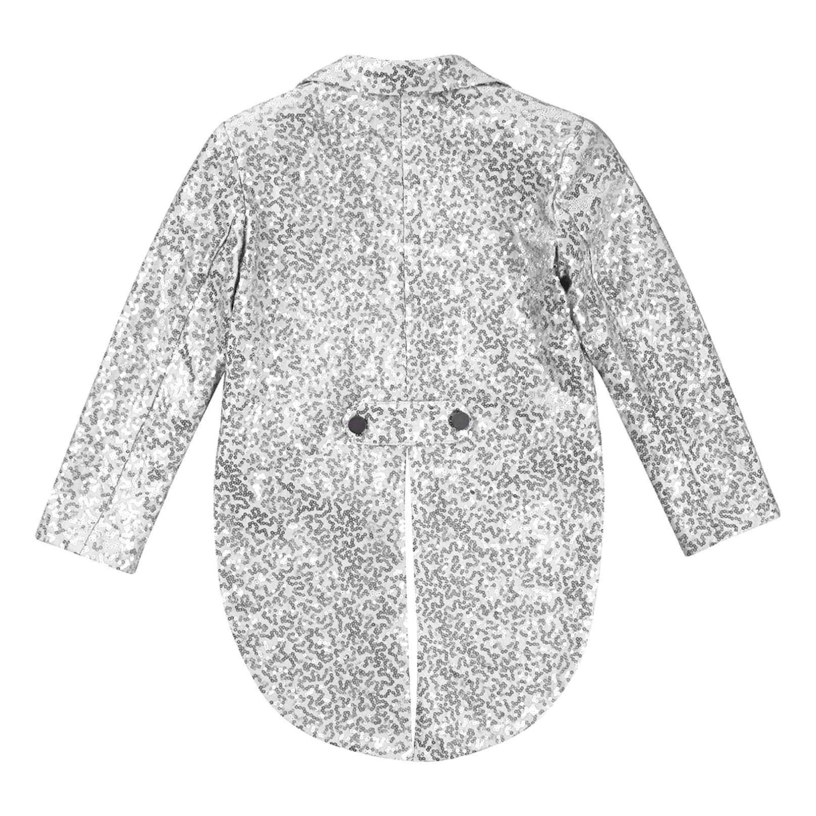 Kids Tuxedo Jacket with Sequin Blazer for Wedding & Party
