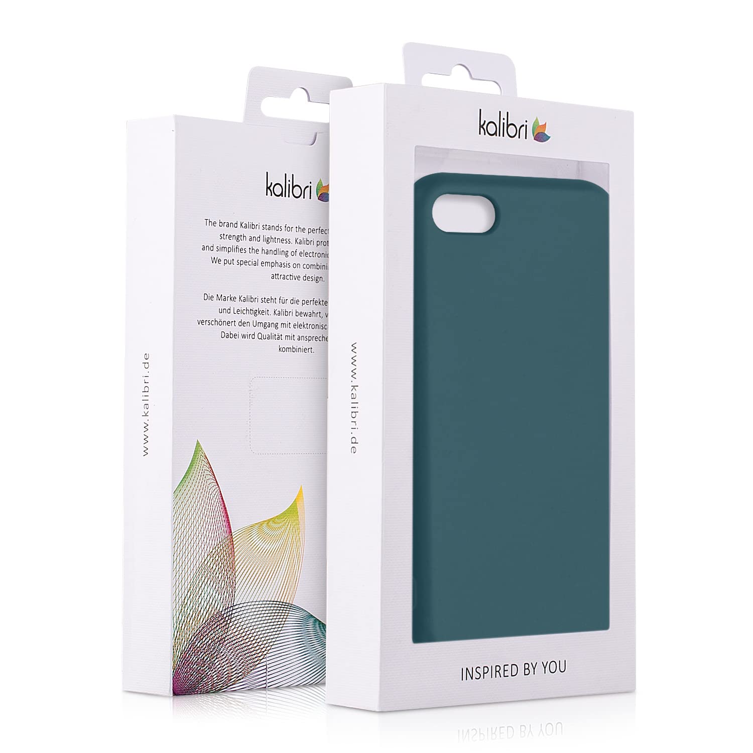 Eco-Friendly Wheat Straw iPhone Case for iPhone SE 2022/2020 & iPhone 8/7 - Biodegradable TPU Matte Cover in Teal - Perfect for Daily Use, Travel & Outdoor Activities