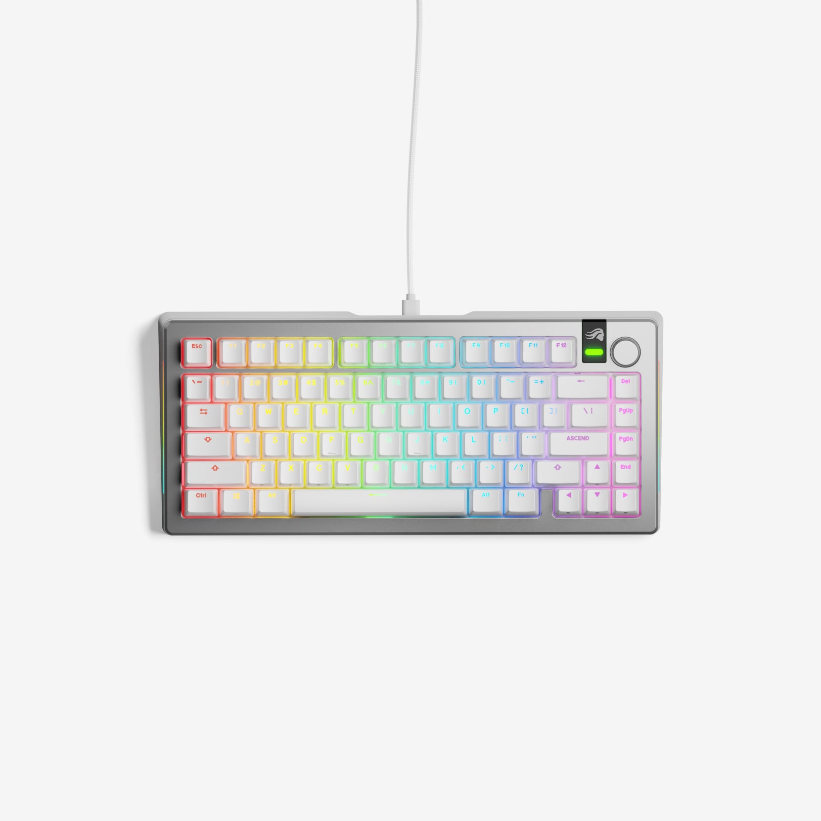 GMMK 3 PRO 96% Hot-Swappable Mechanical Gaming Keyboard - RGB Backlit, USB-C, Prebuilt for PC & Mac - Perfect for Gaming, Coding & Office Work
