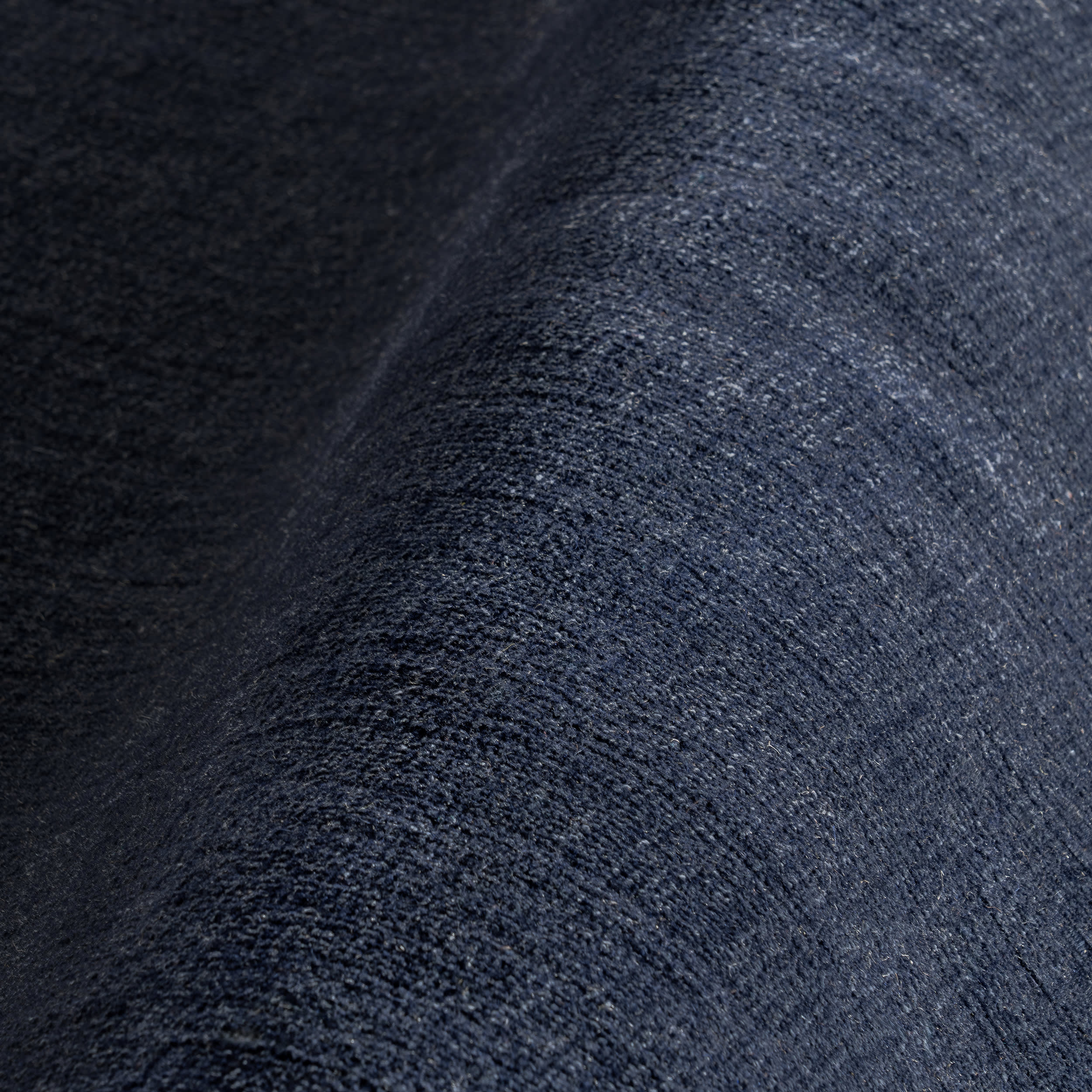 Arrel Speckled Wool Blend Rug in Midnight Blue - Soft & Durable Area Rug for Living Room, Bedroom, or Office Decor