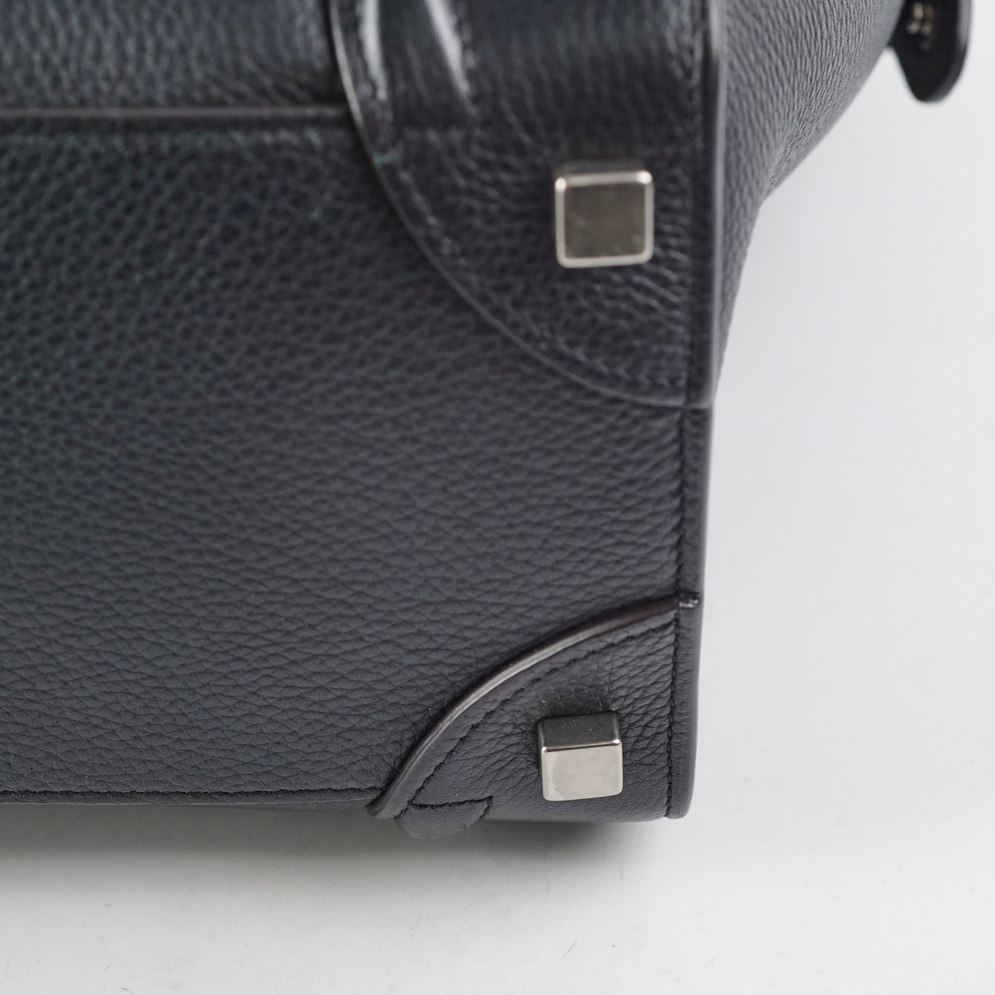 Celine Micro Luggage Black Leather Crossbody Bag - Stylish & Compact Handbag for Women, Perfect for Work, Travel & Everyday Use