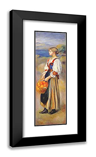 Black Modern Wood Frame with Double Matting