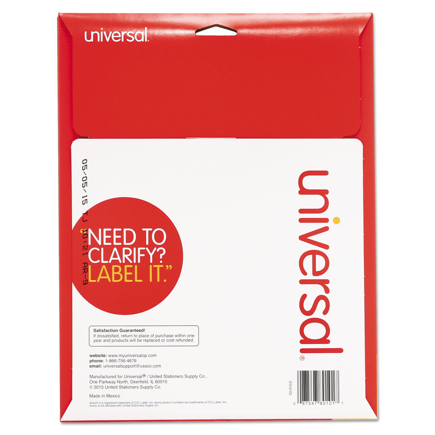 Universal UNV80101 1