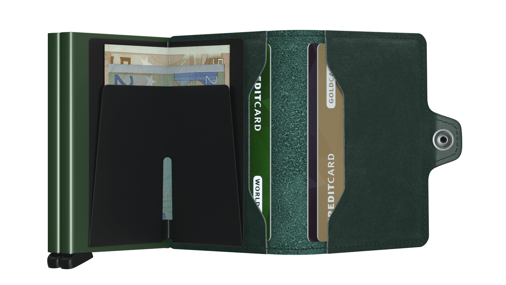 SECRID Twinwallet Original - RFID Blocking Slim Leather Wallet for Men & Women | Perfect for Travel, Business & Everyday Use
