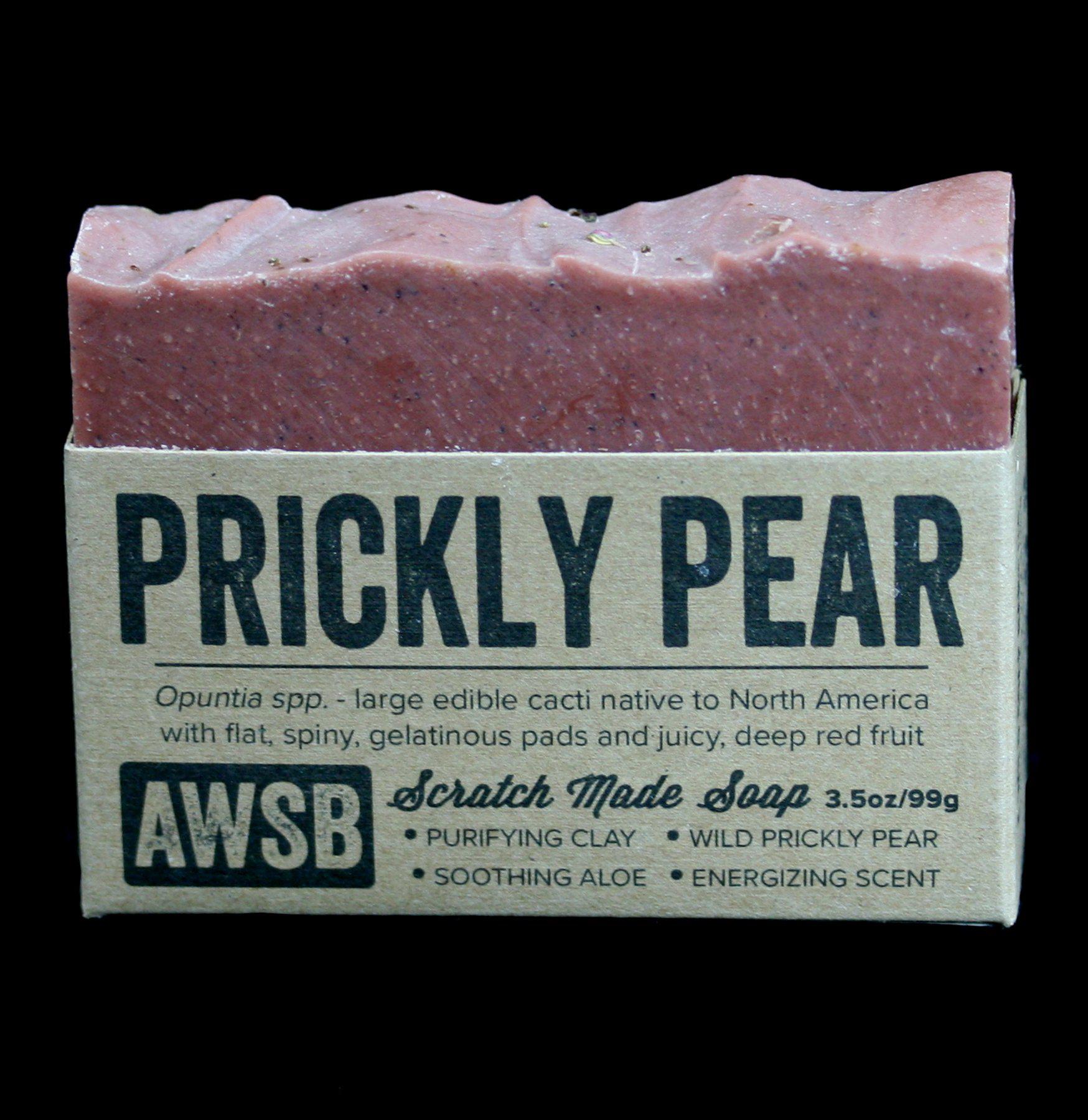 Organic Prickly Pear Bar Soap for Face & Body - Natural Exfoliating & Moisturizing Cleanser - Perfect for Sensitive Skin & Dry Skin Care - Home Spa & Daily Skincare Routine