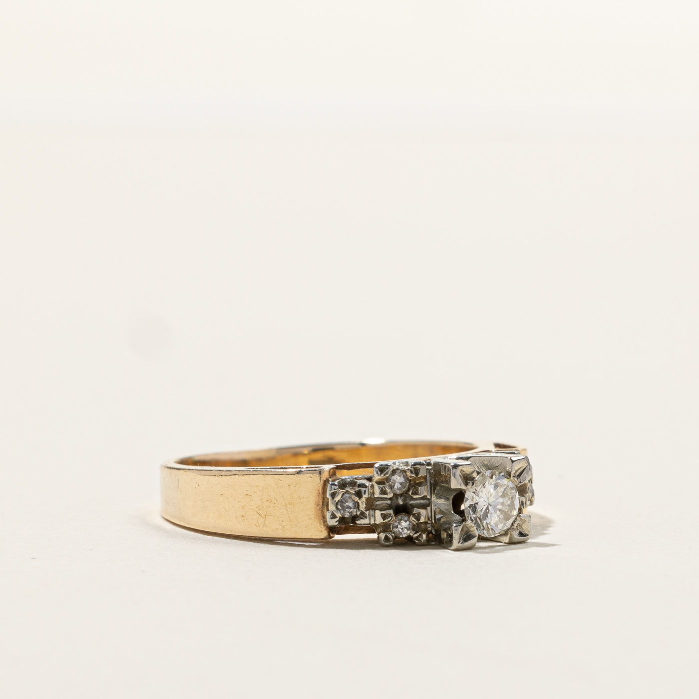 0.26ctw Cluster Diamond Ring - Size 8.75 | Elegant Wedding Band, Anniversary Gift & Everyday Luxury Jewelry for Women