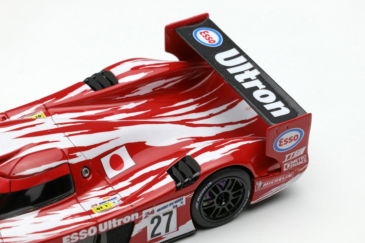 1:43 Scale Toyota TS020 Le Mans 24h 1998 No.27 9th Place Diecast Model Car - Collectible Racing Toy for Motorsport Fans, Display Case & Gift Idea