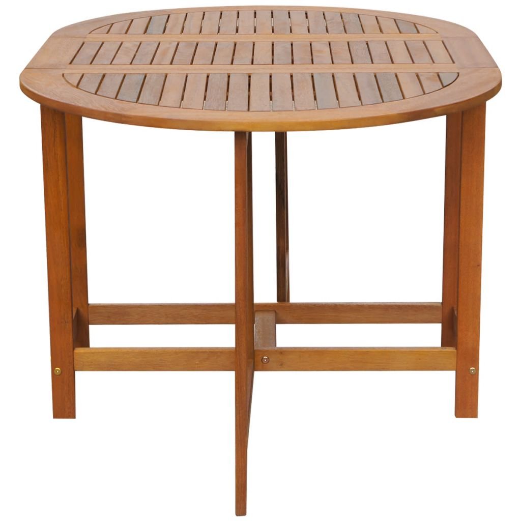 Solid Acacia Wood Outdoor Dining Table 51.1