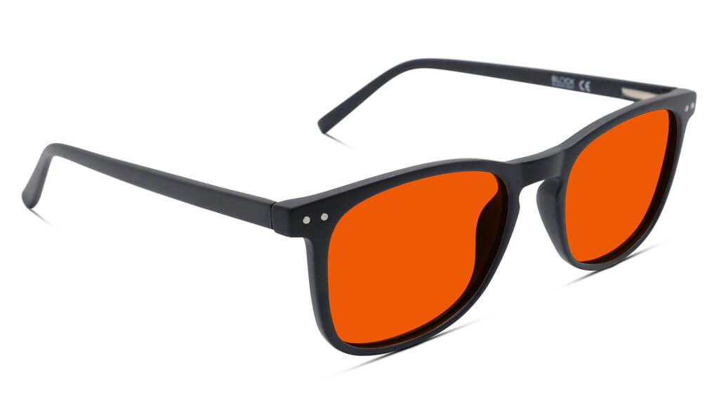 Nightfall Taylor Blue Light Blocking Glasses - Anti Eye Strain for Sleep & Screen Time (Black) | Perfect for Gaming, Working & Nighttime Use