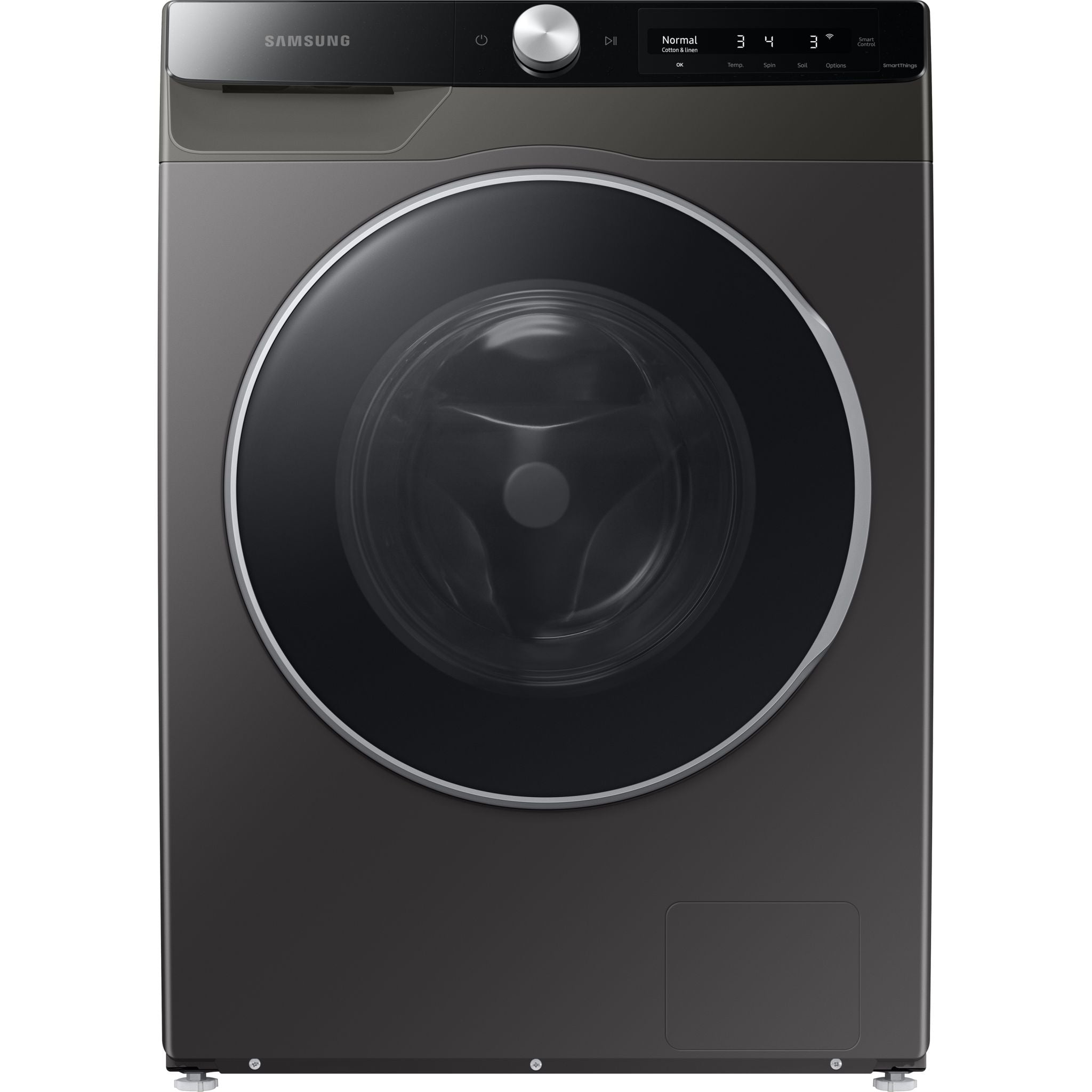 Samsung WW25B6900AX 24 Inch Front Load Washing Machine - Energy Star Certified, Grey - Perfect for Laundry Rooms, Apartments & Small Spaces