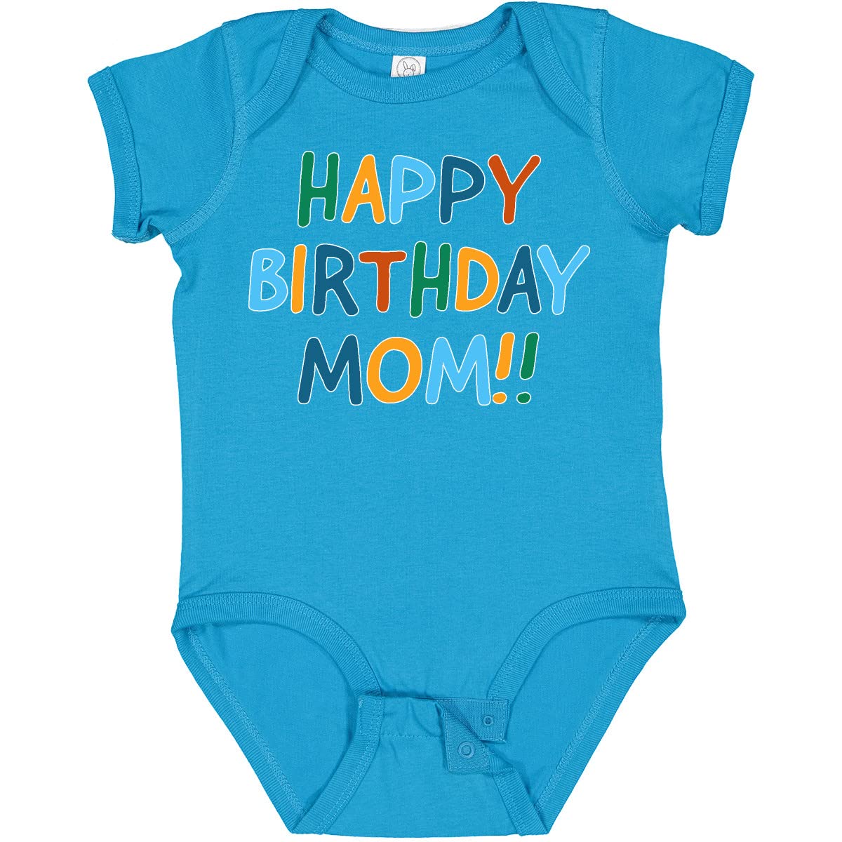 Inktastic Happy Birthday Mom Baby Bodysuit - Cute Infant Onesie for Birthday Celebrations & Photo Shoots | Perfect Gift for New Moms & Baby Showers