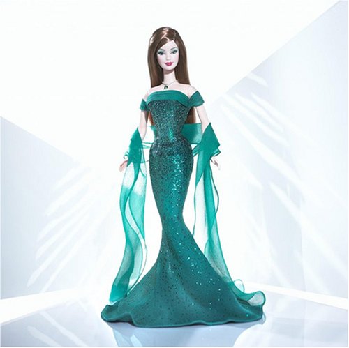Mattel Barbie Doll - May Emerald Birthstone Collection | Perfect Gift for Birthdays, Collectors & Barbie Fans