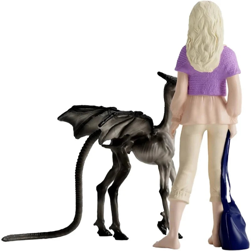 Luna & Baby Thestral Plush Toy - Harry Potter Collectible Gift for Kids & Fans - Perfect for Bedroom Decor, Birthday Presents, and Movie Nights