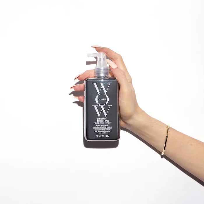 Color Wow Dream Coat Anti-Frizz Spray Treatment for Curly Hair – Lightweight, Humidity-Resistant, Salon-Qualit – Perfect for Taming Frizz & Enhancing Curls at Home or Salon