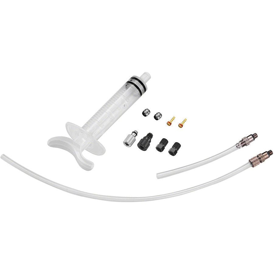 Tektro Basic Bleed Kit for 5.0mm Hydraulic Hose - Professional Brake Bleeding Tool for Mountain Bikes & E-Bikes - Perfect for Home Mechanics & Bike Shops