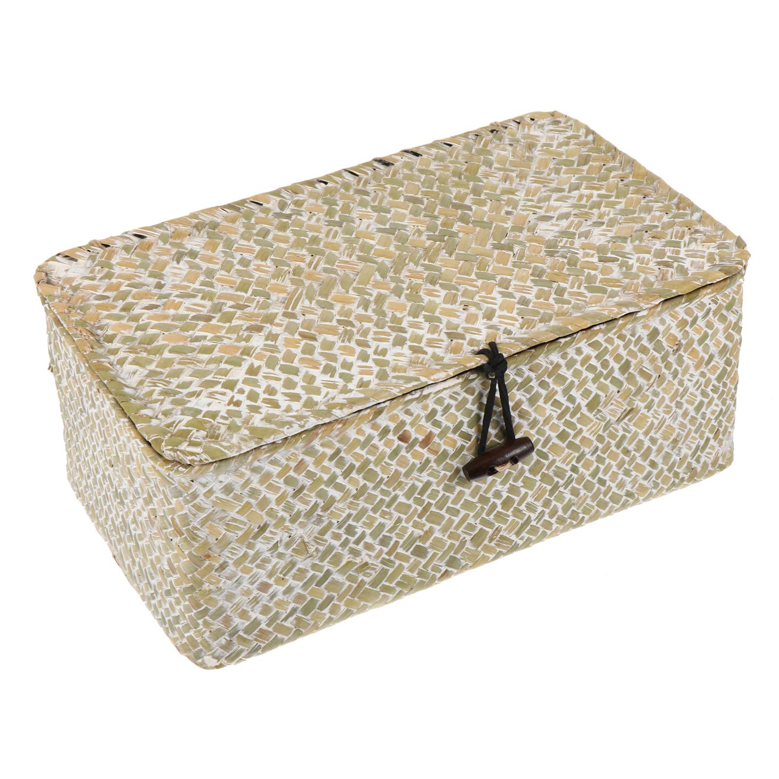 Vintage Rattan Wedding Gift Box Basket with Lid - Elegant Wicker Engagement Party Favors & Packaging for Bridal Showers, Anniversaries, and Special Occasions