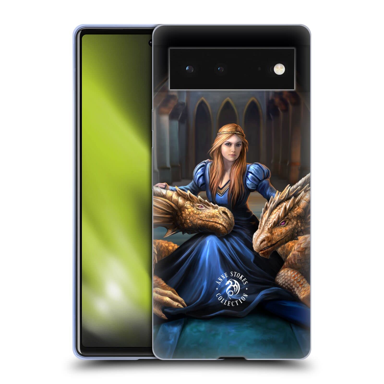 Anne Stokes Dragon Phone Case for Google Pixel 6 - Fierce Loyalty Design for Fantasy Fans