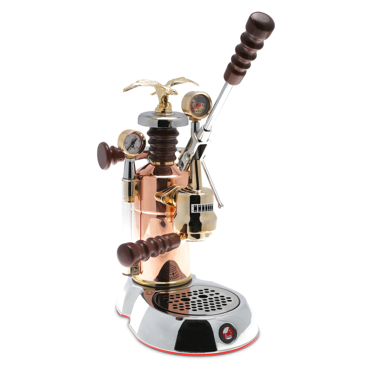 La Pavoni Esperto Edotto 16 Cup Espresso Machine - Professional Italian Coffee Maker for Home & Office Use - Perfect for Espresso, Cappuccino & Latte Lovers
