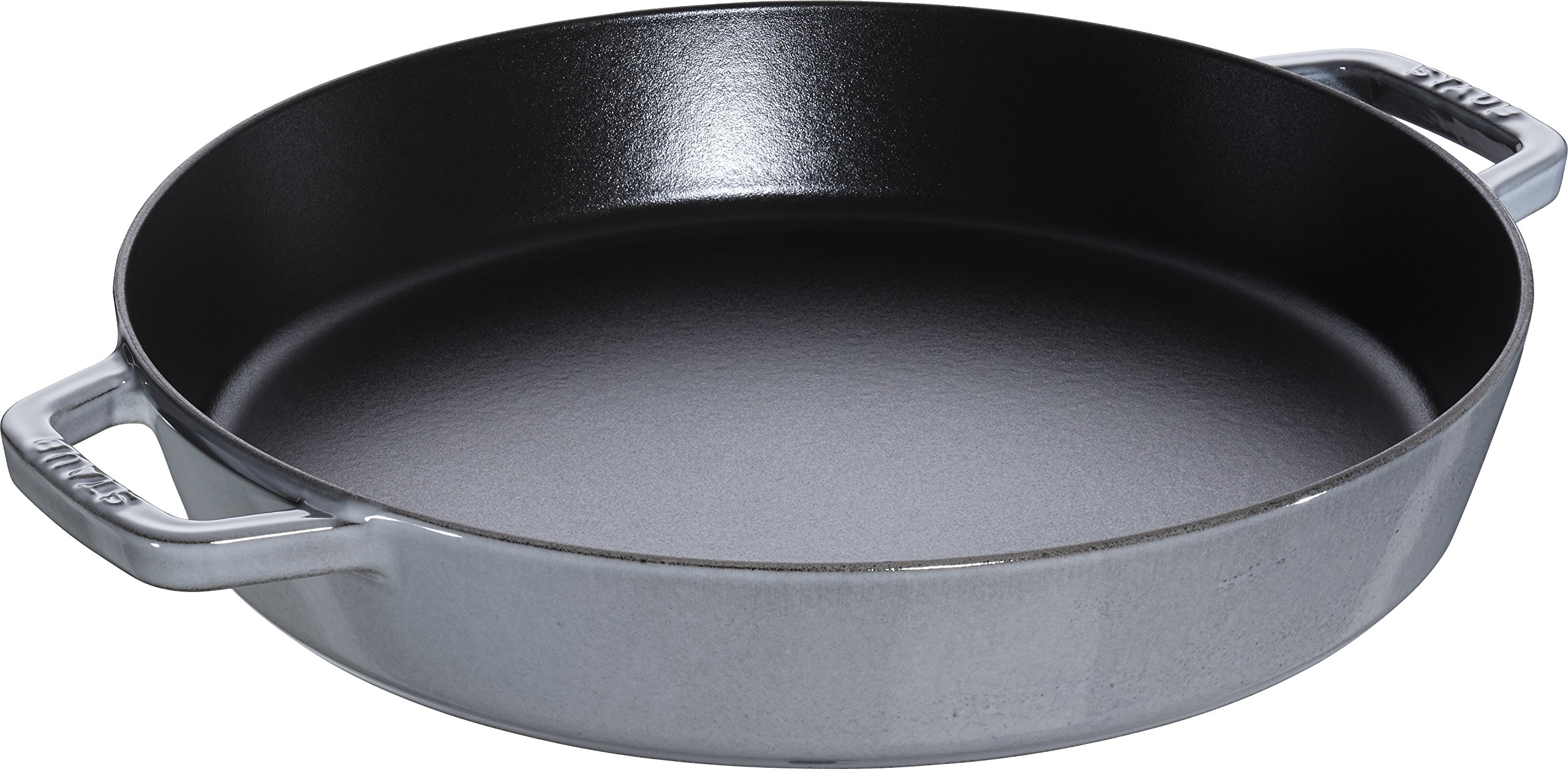 Staub 40511-072-0 Cast Iron Pan with Dual Handles, 16.1 x 2.9 x 16.9 Inches - Perfect for Searing, Braising & Oven-to-Table Cooking