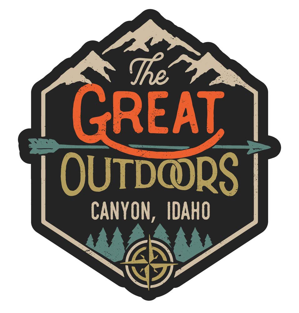 Canyon Idaho The Great Outdoors Design 4-Inch Fridge Magnet - Perfect for Refrigerators, Lockers & Office Decor - Collectible Souvenir for Travel Lovers & Nature Enthusiasts