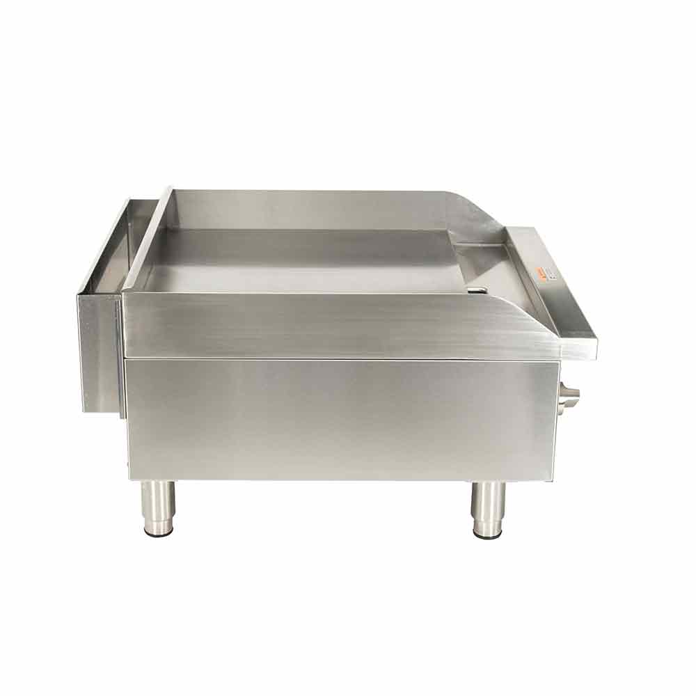 Globe GG24G 24-Inch Natural Gas Countertop Griddle with 2 Burners - Perfect for Restaurants, Diners & Outdoor Cooking