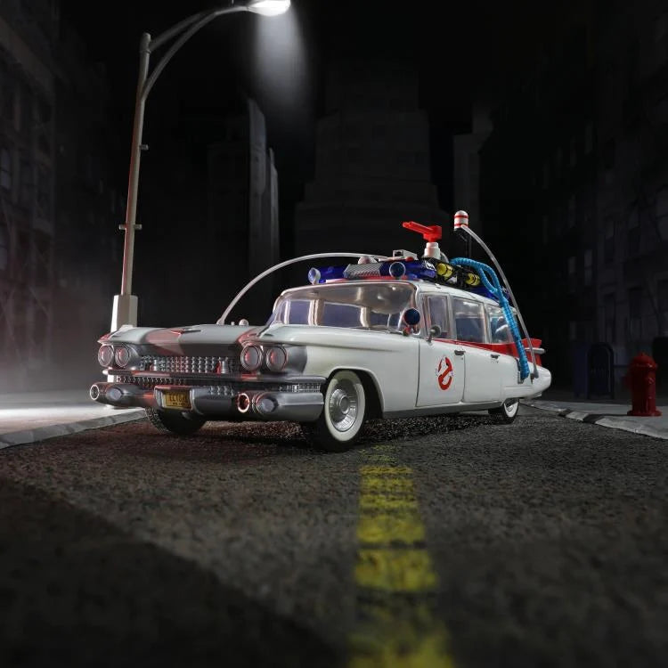 Ghostbusters Plasma Series Ecto-1 Car Toy - 1984 Movie Replica Collectible for Fans & Kids - Perfect for Display, Play & Gifts