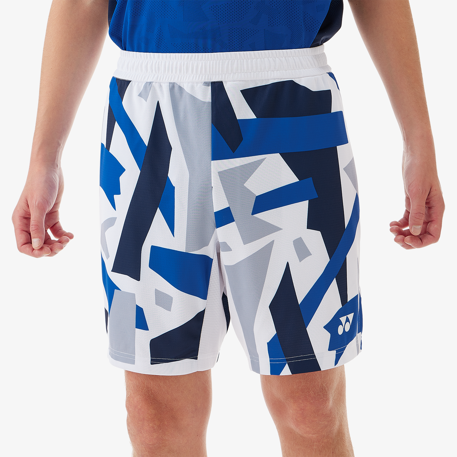 Yonex Men's Knit Shorts 15203 - White | Comfortable & Breathable Athletic Shorts for Tennis, Running & Gym Workouts