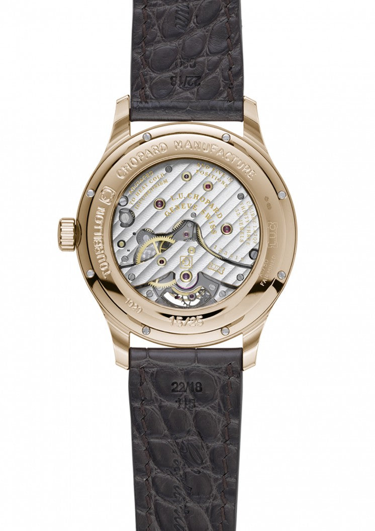 Chopard L.U.C Tourbillon 18K Rose Gold Luxury Men's Watch | Swiss Made Automatic Movement | Perfect for Business Meetings & Formal Events