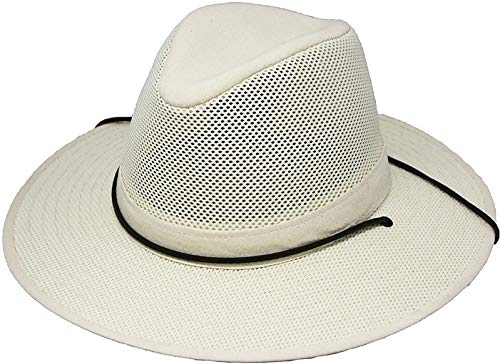 Henschel Breezer Aussie Hat - Natural Color, Small Size, Packaged in Box - Perfect for Outdoor Activities, Hiking, and Sun Protection