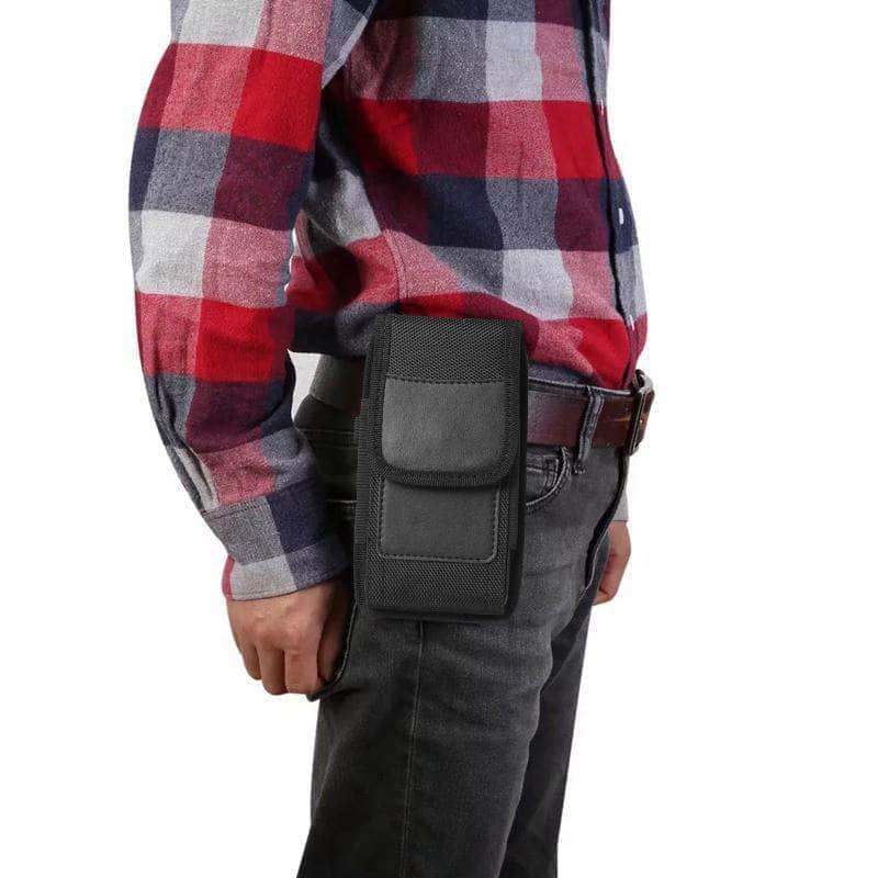 iPhone 13 Belt Clip Holster Case - Slim Protective Phone Pouch with Card Holder - Perfect for Outdoor Activities, Running & Travel