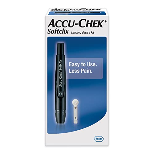 Accu-Chek Softclix Lancing Device with 10 Lancets for Diabetes Testing at Home
