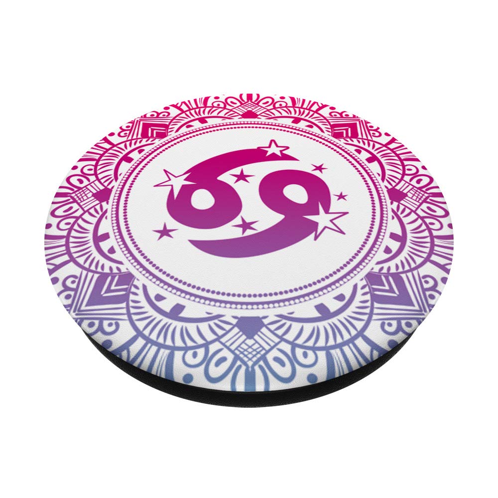 Cancer Zodiac Sign Phone Stand - PopSockets Grip & Holder for iPhone, Samsung & Tablets | Perfect for Home, Office & Travel Use