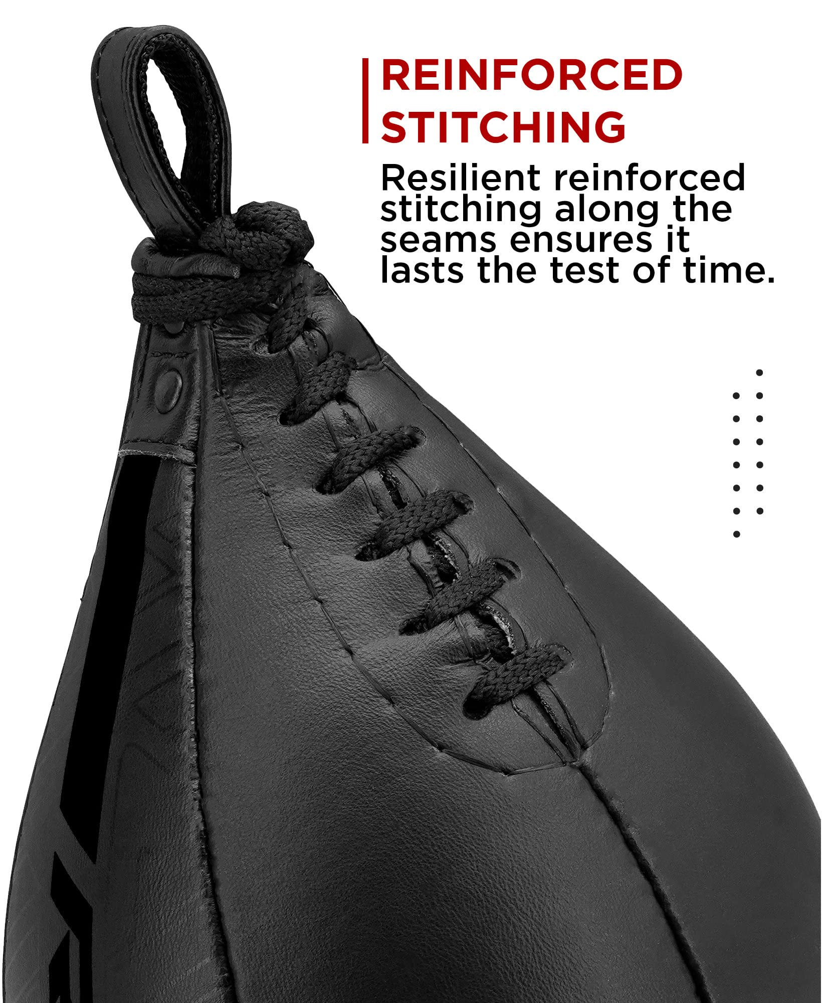 RDX Speed Bag Boxing Ball and Swivel Set - Premium Maya Hide Leather Punching Bag with Extra Bladder for MMA, Muay Thai, Kickboxing Training | Home Gym Equipment for Boxing Workouts & Martial Arts Practice | Perfect for Home Fitness, Boxing Drills, and Combat Sports Training