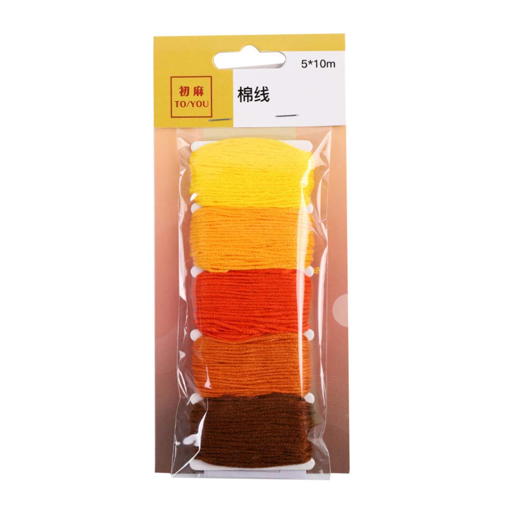 Milisten Cotton Knitting Thread - Rainbow Color Embroidery Floss for Friendship Bracelets, Cross Stitch & Crochet - Soft Handmade Craft Yarn for DIY Jewelry, Scrapbooking & Home Decor Projects