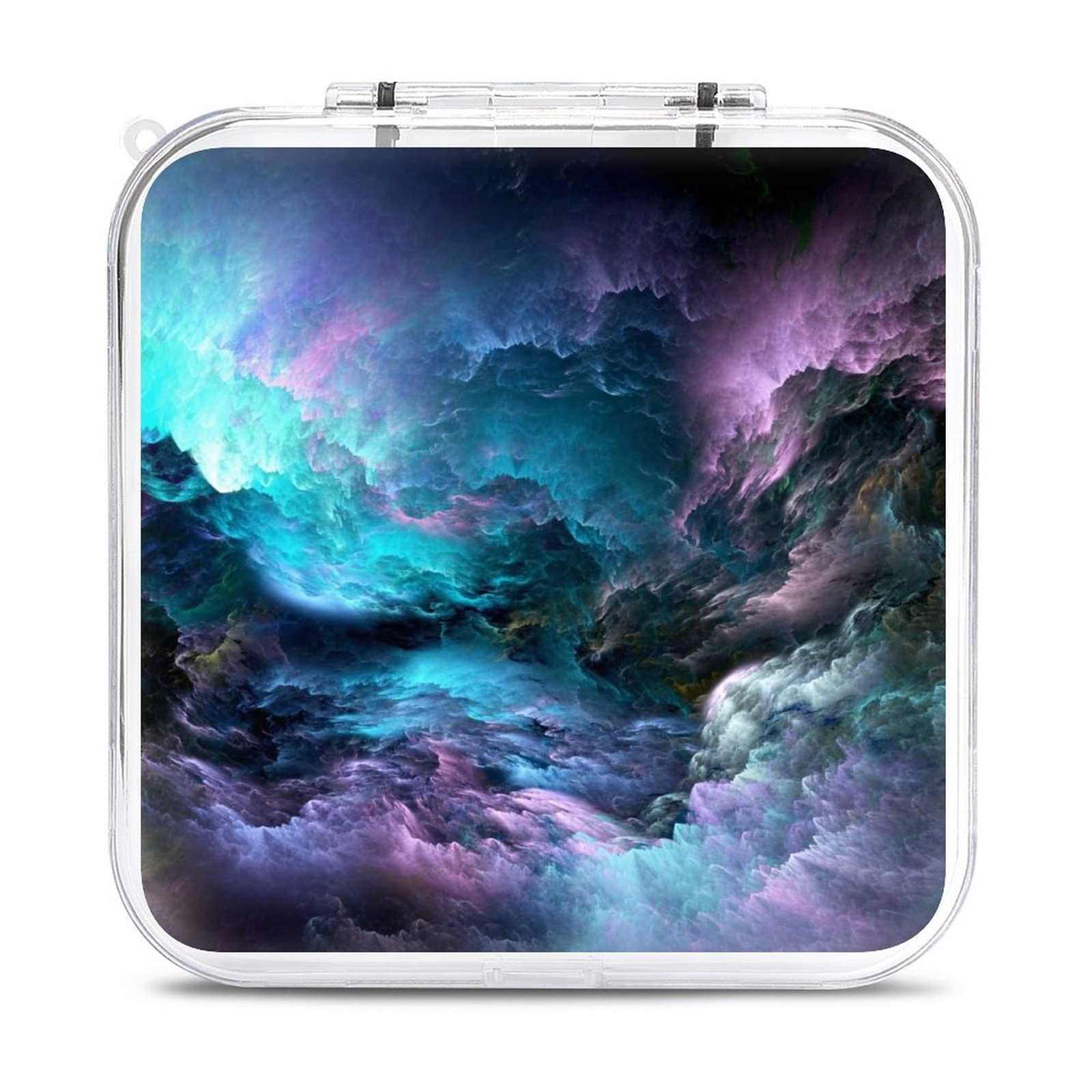 12-Slot Clear Hard Protective Game Card Storage Case for Nintendo Switch - Durable Organizer Box for Galaxy Cloud Space & Switch Games | Perfect for Travel, Home & Gaming Storage