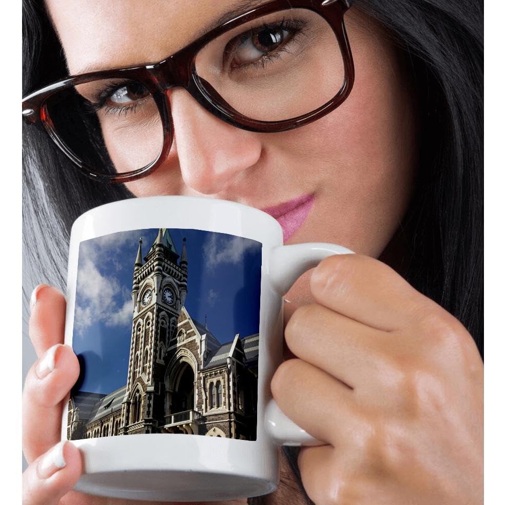 3D Rose 11 oz Ceramic Coffee Mug - Custom Printed Design for Home, Office, or Gifts - Perfect for Hot & Cold Beverages