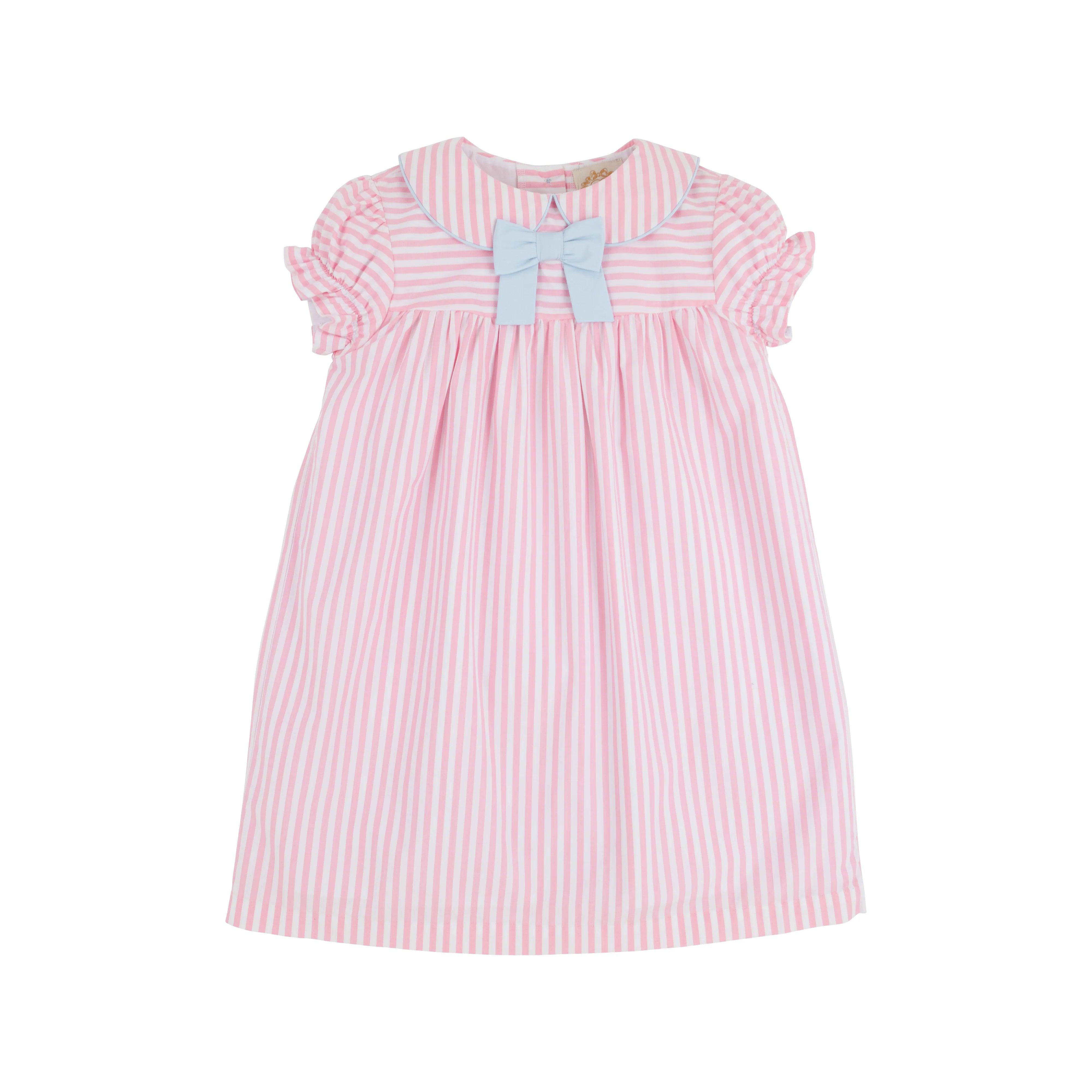 Beaufort Bonnet Banks Bow Dress in Pier Party Pink Stripe - Floral Summer Sundress for Women, Beach Wedding Guest Outfit, Garden Party Dress