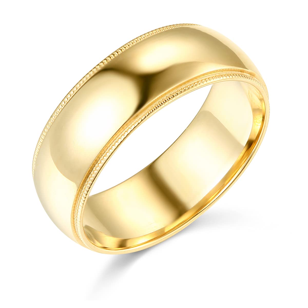 14K Solid Gold Wedding Bands for Women & Men - Classic Comfort Fit Rings for Engagement, Anniversary & Couple Jewelry Gifts