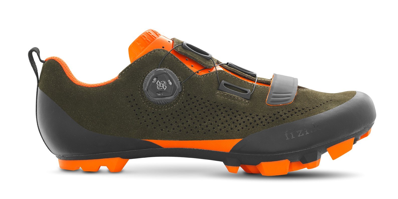 Fizik X5 Terra Mountain Bike Shoes - Carbon Fiber MTB Shoes with Adaptive Fit & Microtex Upper for Cycling & Trail Riding